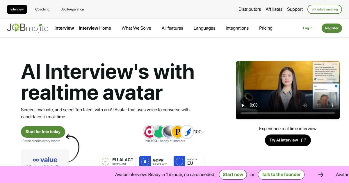 JobMojito - screenshot