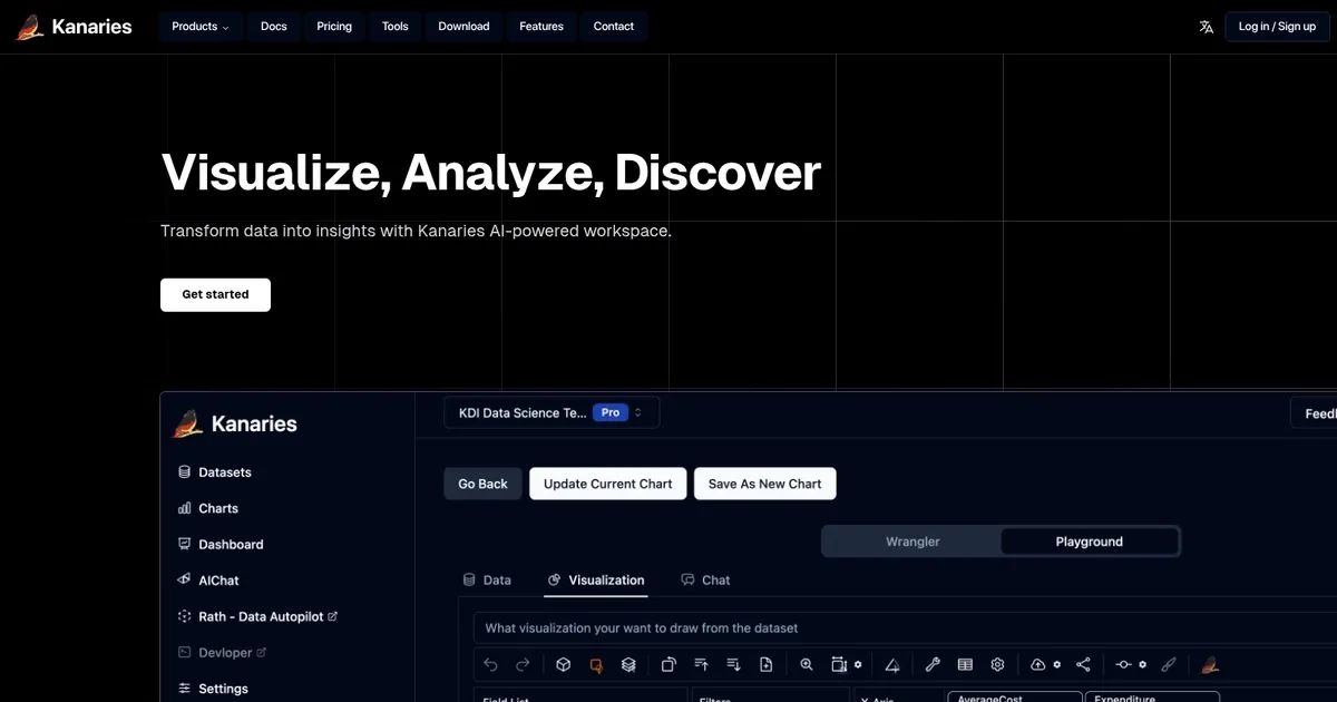 Kanaries - screenshot