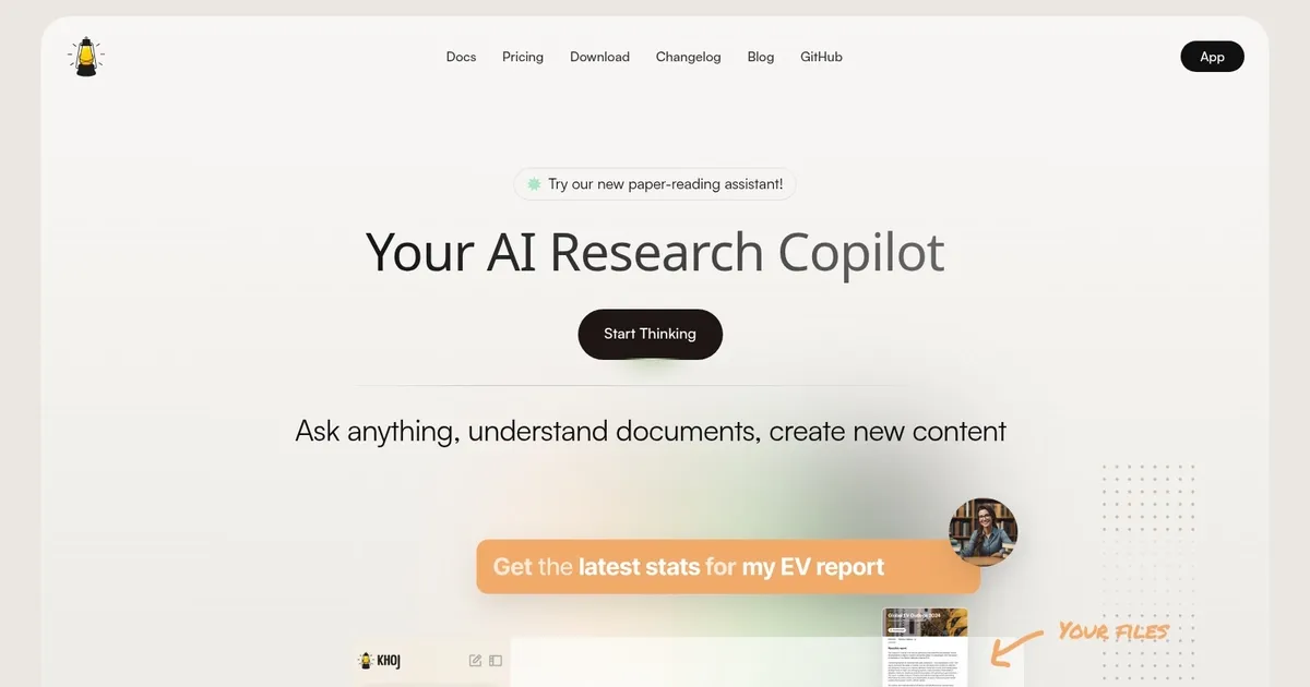 Khoj - screenshot