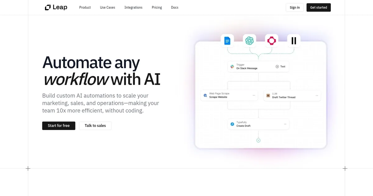 Leap - screenshot