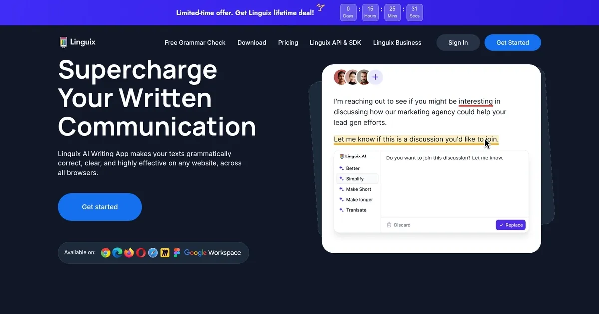 Linguix - screenshot