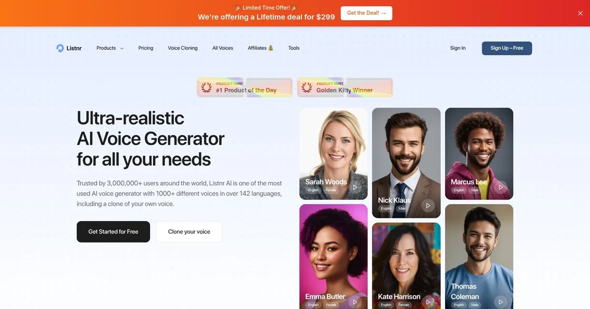 Listnr - screenshot