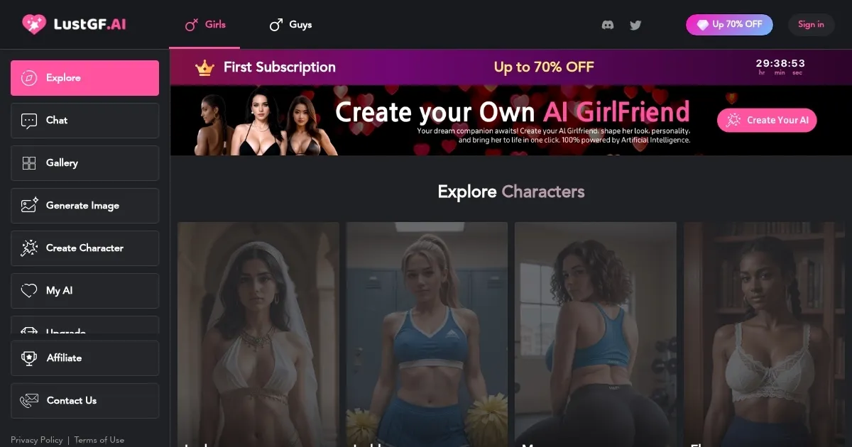 LustGF.AI - screenshot