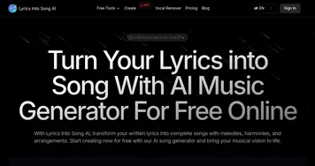Lyrics Into Song AI