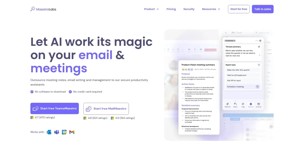 MailMaestro - screenshot