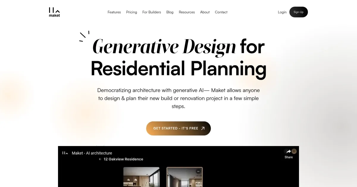 Maket - screenshot