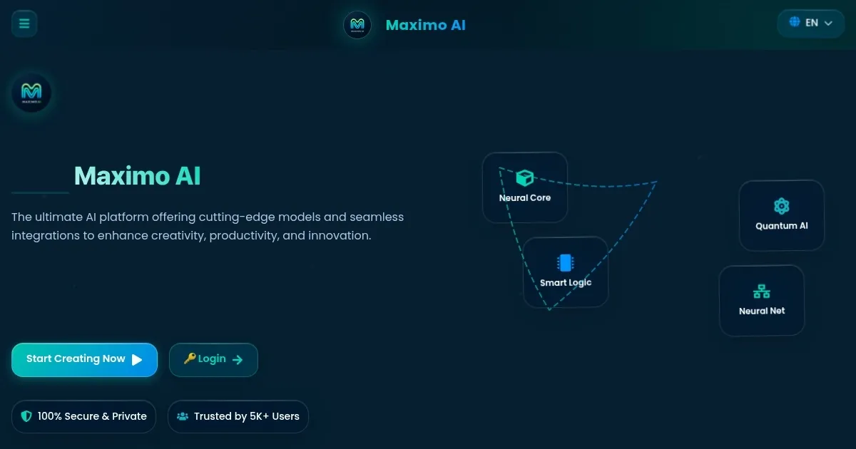 Maximo AI - screenshot