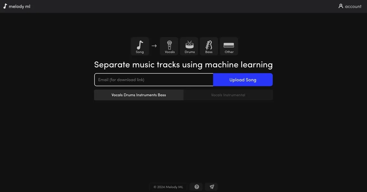 Melody ML - screenshot