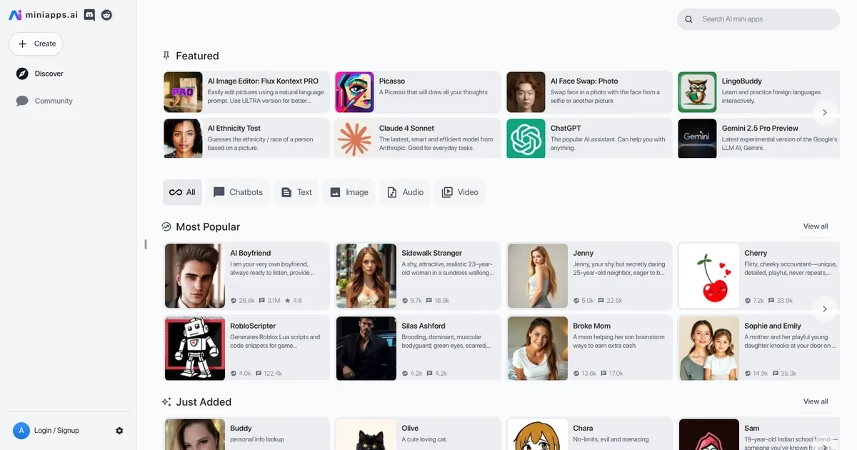 miniapps.ai - screenshot