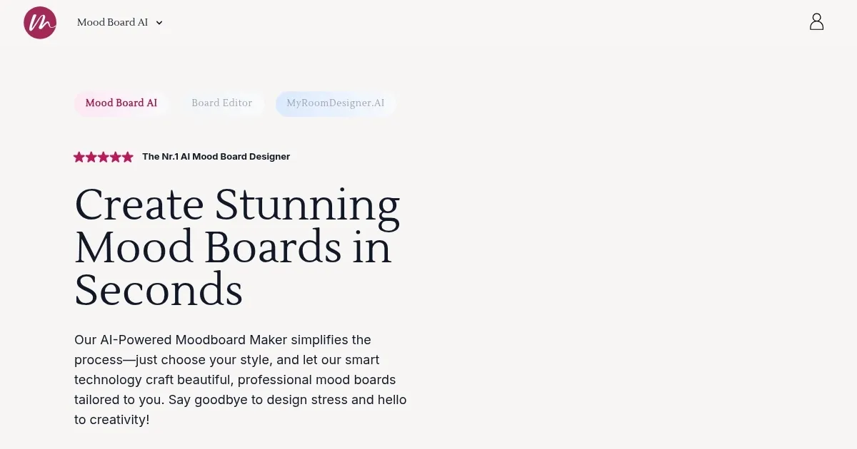 Mood Board AI - screenshot