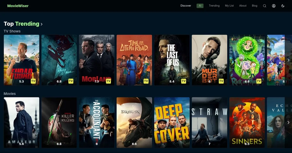 MovieWiser - screenshot