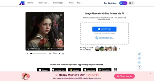 Nero AI Image Upscaler