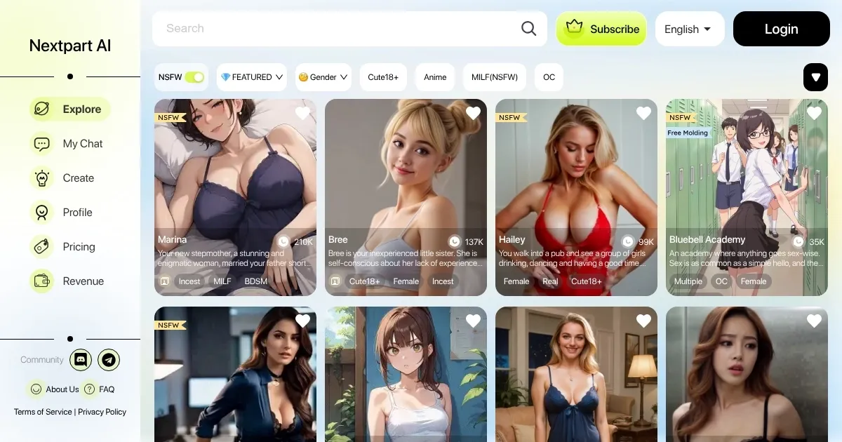 Nextpart AI - screenshot