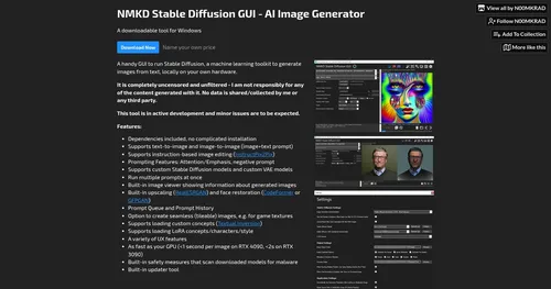 NMKD Stable Diffusion GUI