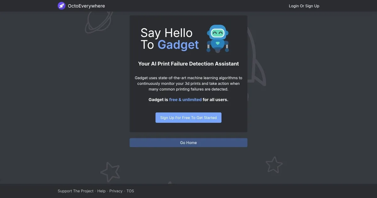 OctoEverywhere Gadget - screenshot