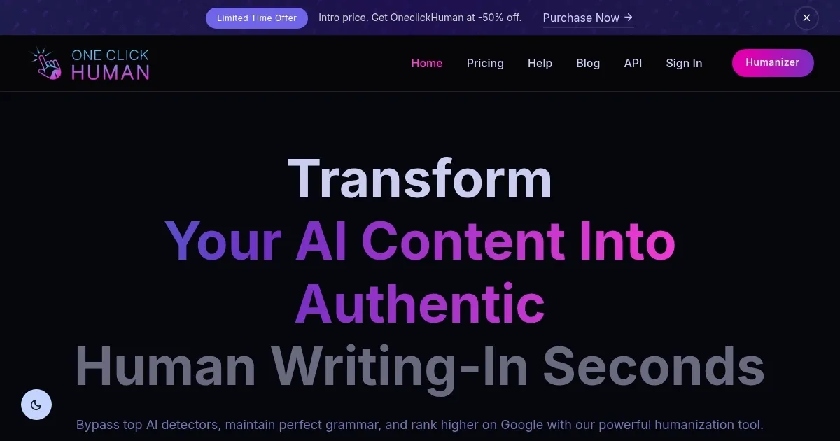 OneClickHuman - screenshot