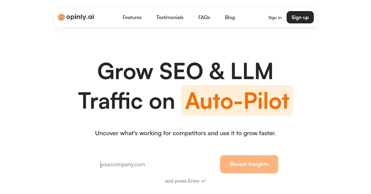 Opinly.ai - screenshot