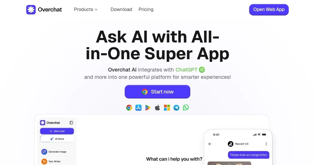 Overchat - screenshot