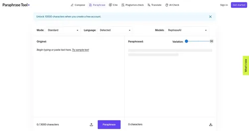 Paraphrase Tool