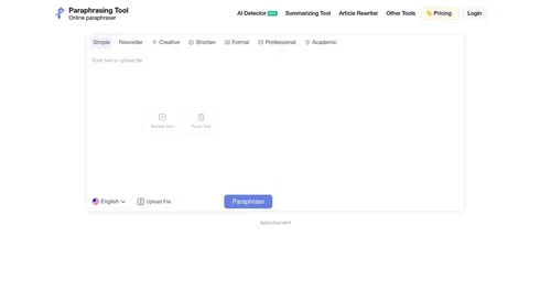 Paraphrasing Tool