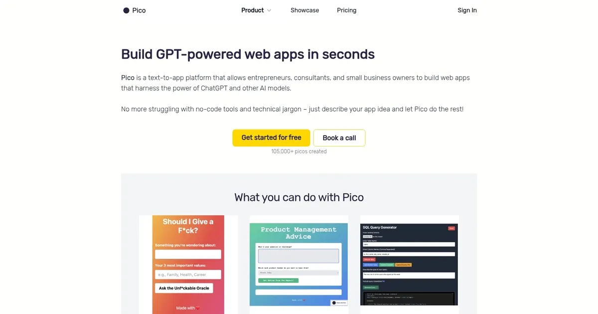 Pico - screenshot