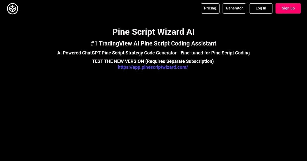 Pine Script Wizard - screenshot