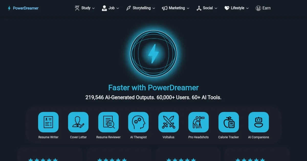 PowerDreamer - screenshot