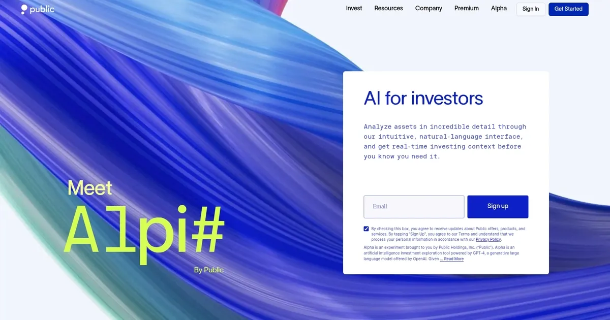 Public Alpha - screenshot