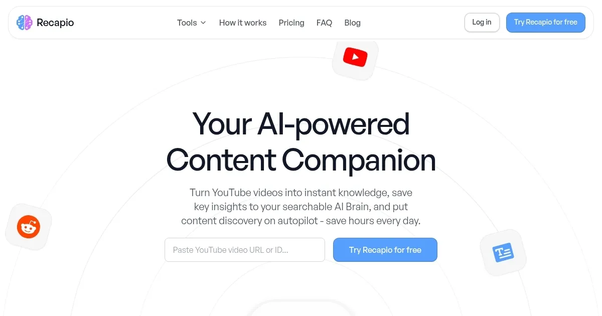 Recapio - screenshot