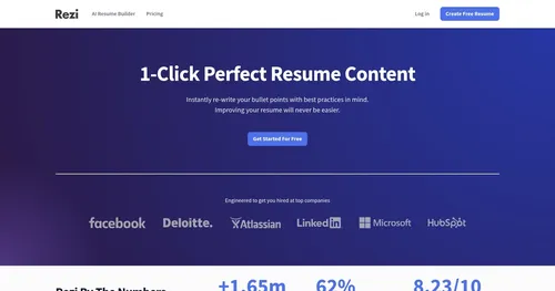 Rezi AI Resume Editor