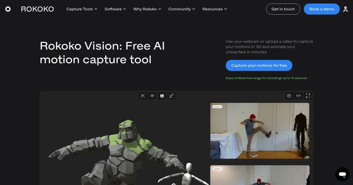 Rokoko Vision - screenshot