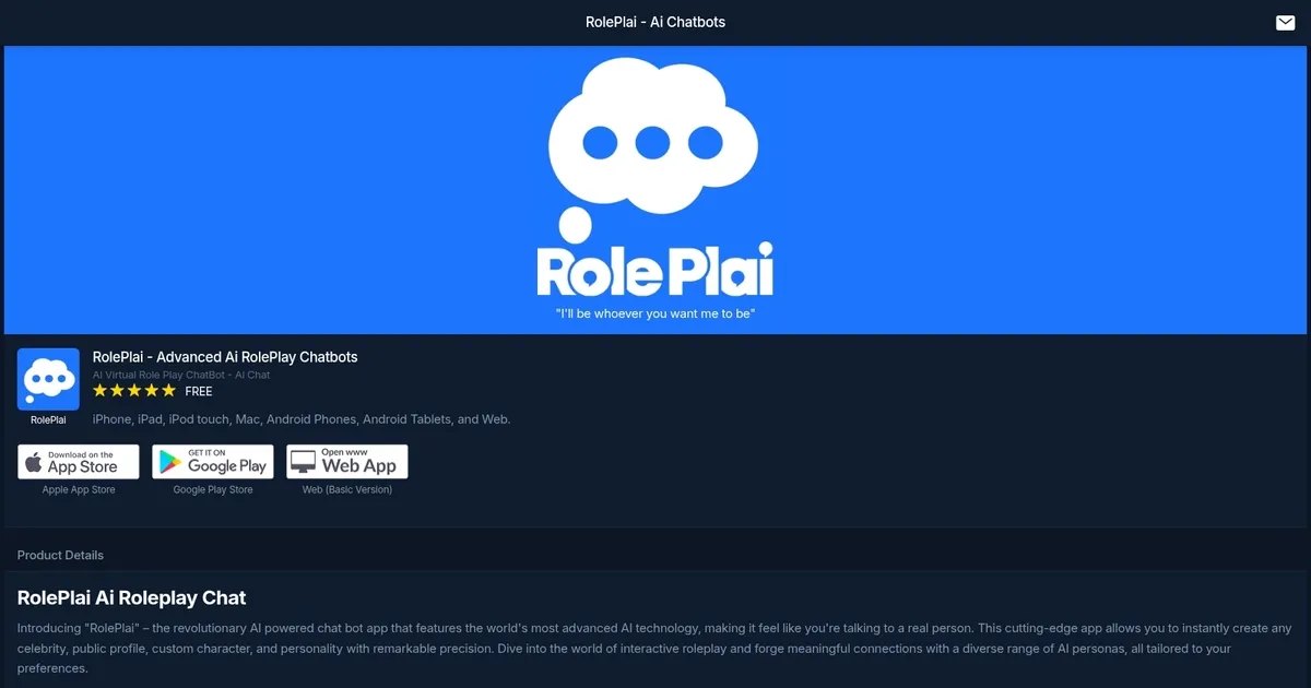 RolePlai - screenshot