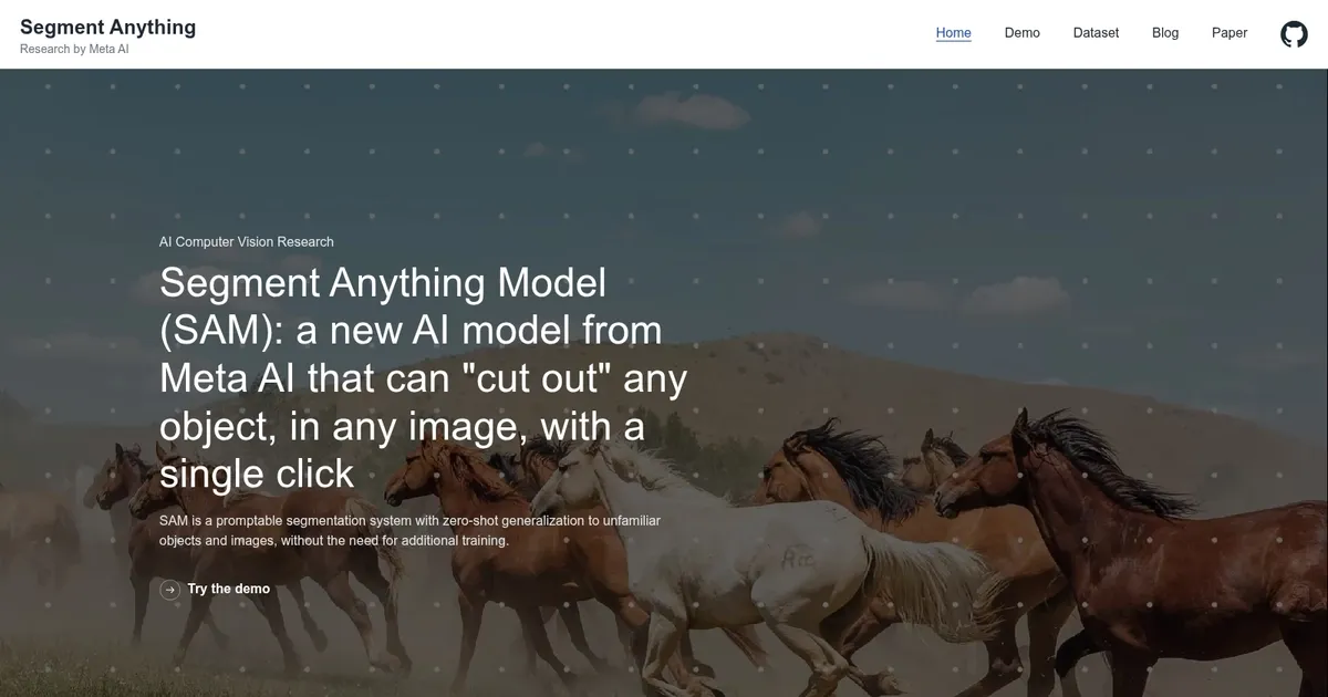 Segment Anything - screenshot