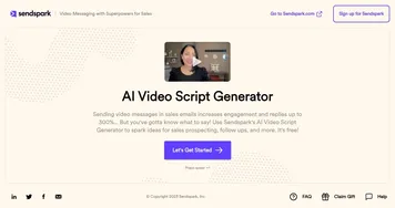 Sendspark AI Video Script Generator