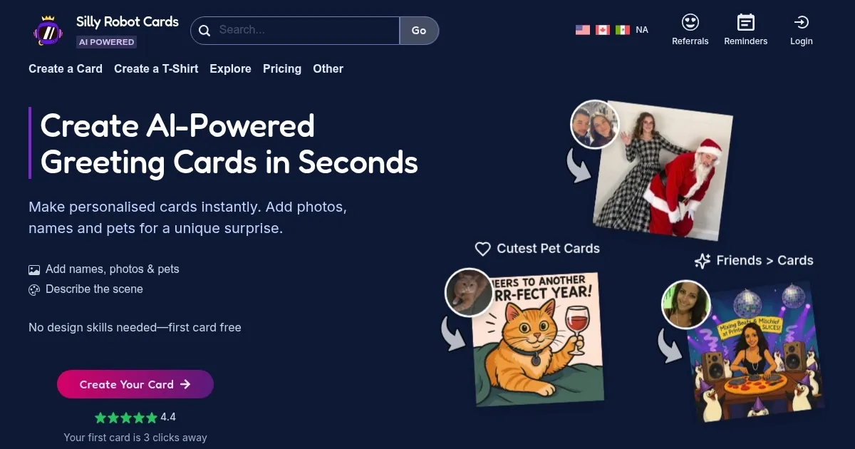 Silly Robot Cards - screenshot
