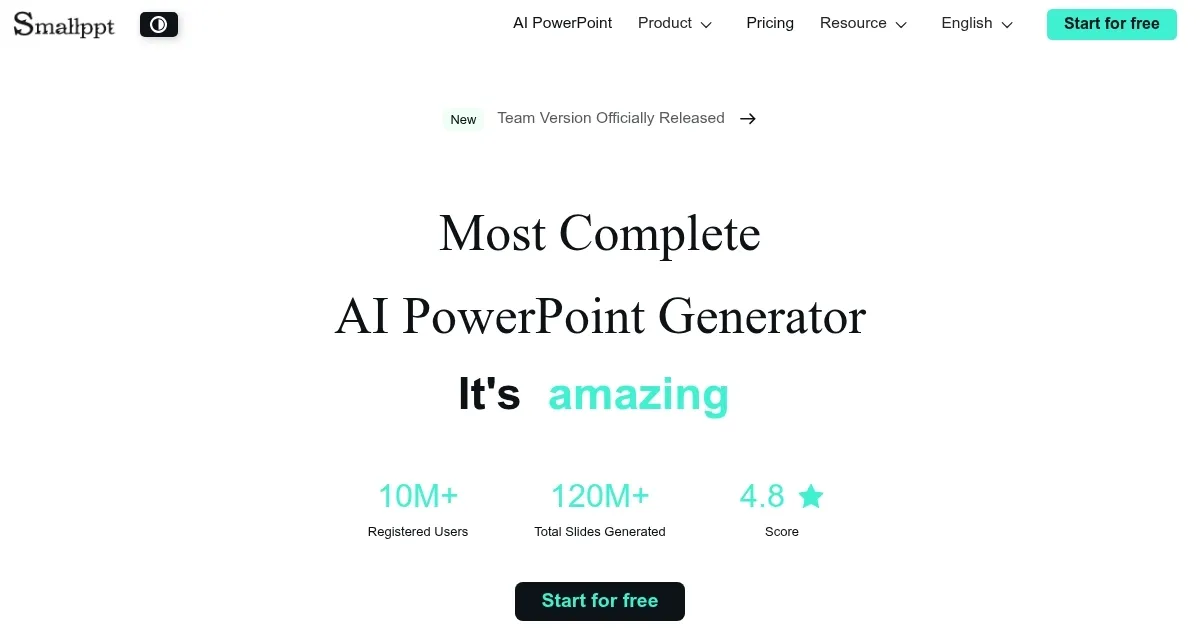 Smallppt - screenshot