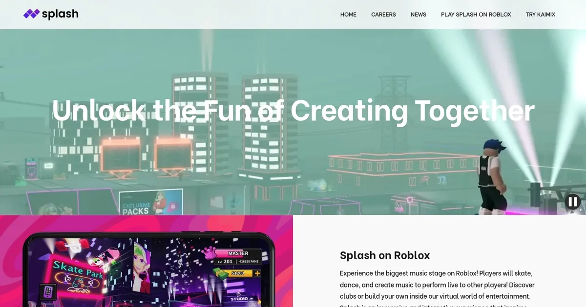 Splash - screenshot