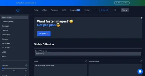 Stable Diffusion API