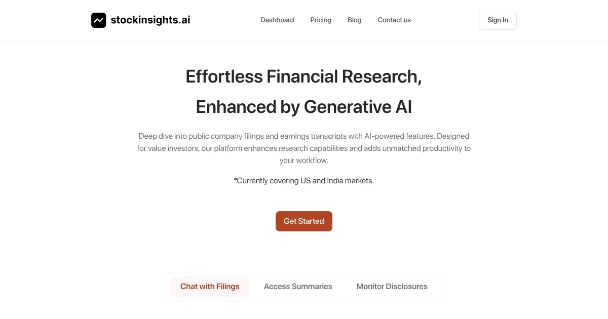 stockinsights.ai - screenshot
