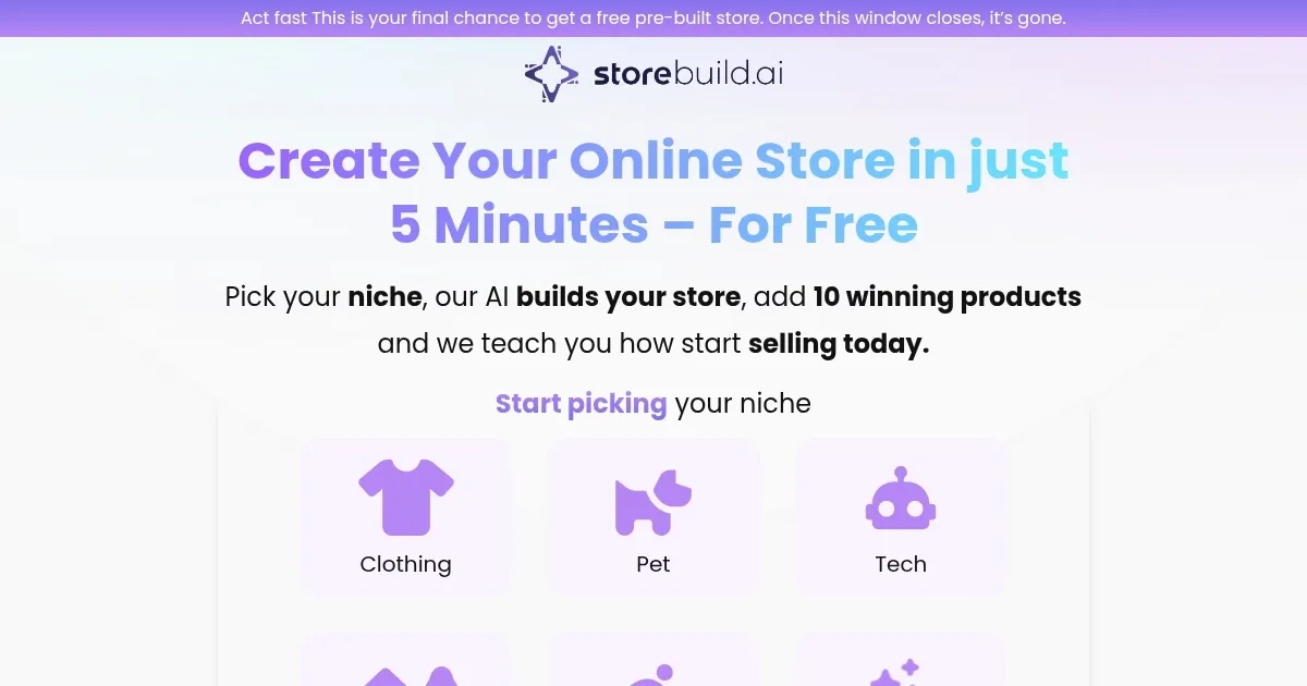 Storebuild.ai - screenshot