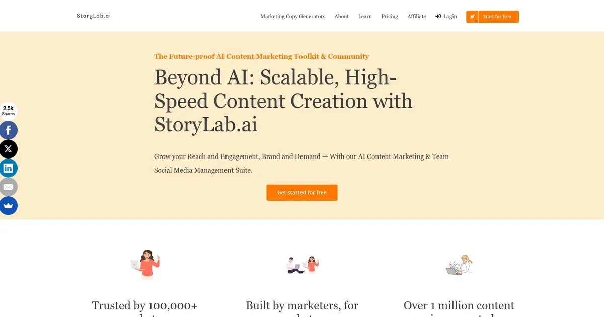 StoryLab.ai - screenshot