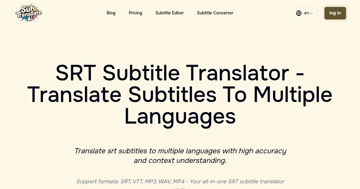 Sub Translate AI - screenshot