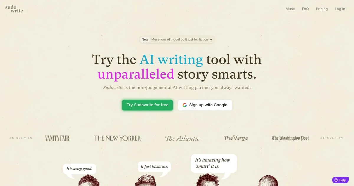 Sudowrite - screenshot