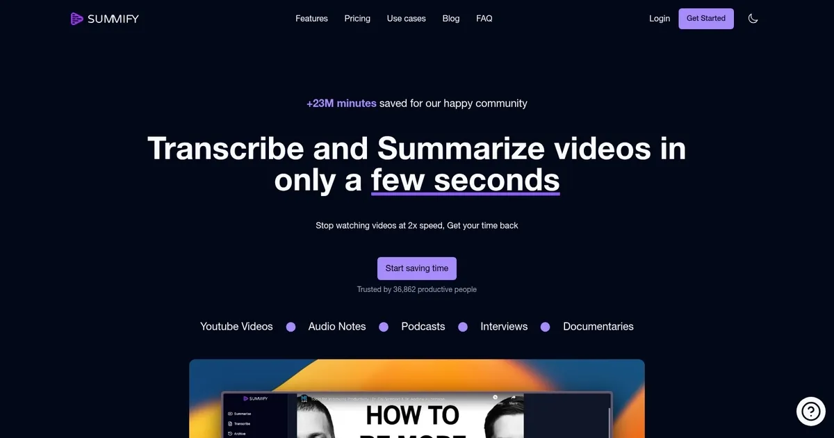 Summify - screenshot