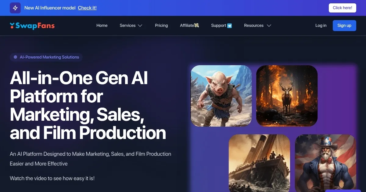 SwapFans - screenshot