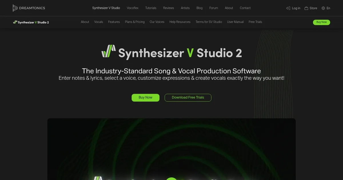 Synthesizer V - screenshot