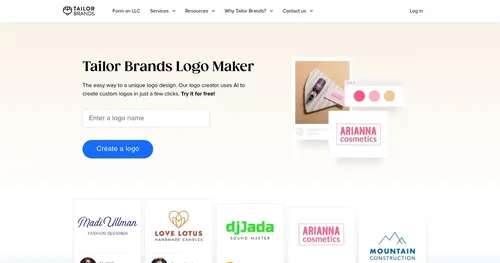 Tailor Brands Logo Maker