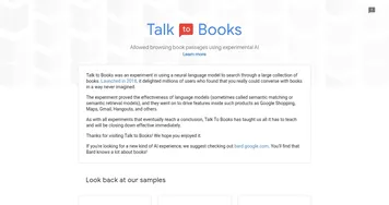 Talk to Books