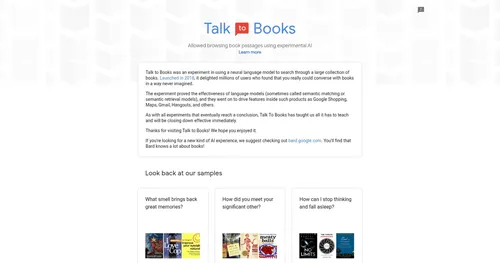 Talk to Books