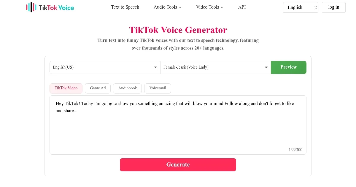 TikTok Voice - screenshot